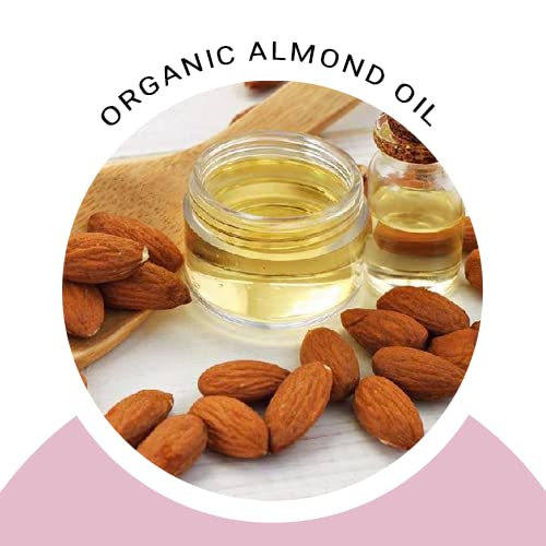 Glimmer Goddess Organic Whipped Body Butter for Women - Moisturizer Cream with Shea & Cocoa Butter, Almonds & Coconut Oil - Peach Belini, 8oz