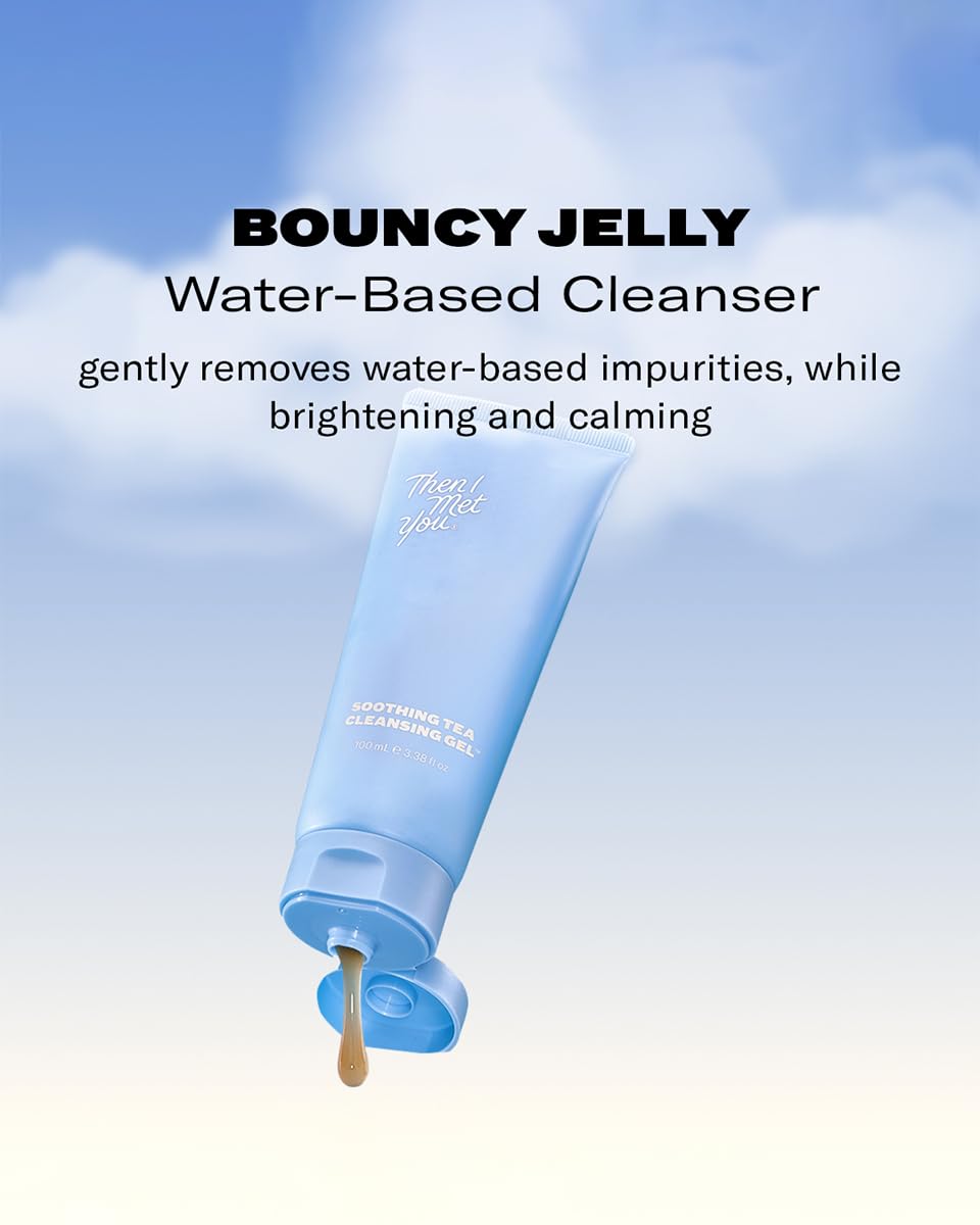 Then I Met You The Cleansing Duo Set with Living Balm Oil Cleanser & Soothing Tea Cleansing Gel Water Cleanser