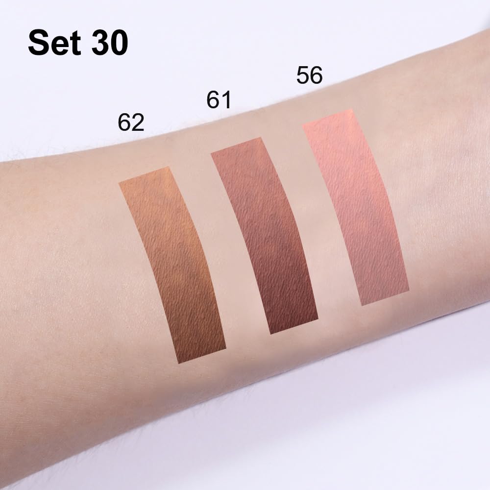 evpct 3Pcs Pale Neutral True Nude Matte Lip Liner & Liquid Lipstick Stain Makeup Set for Women, Lip Liner Stain Long Lasting Waterproof Smudge Proof, Cruelty Free Lip Makeup 24 hours originales labios
