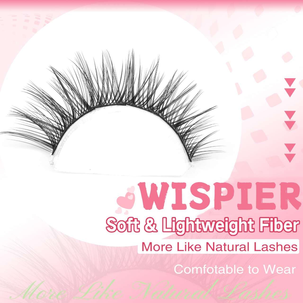 Lash Clusters Natural Lash Extension Wispy Eyelash Clusters C-curly DIY Eyelash Extension 10-16MM Individual Lashes Cluster Eyelash Extension by Newcally