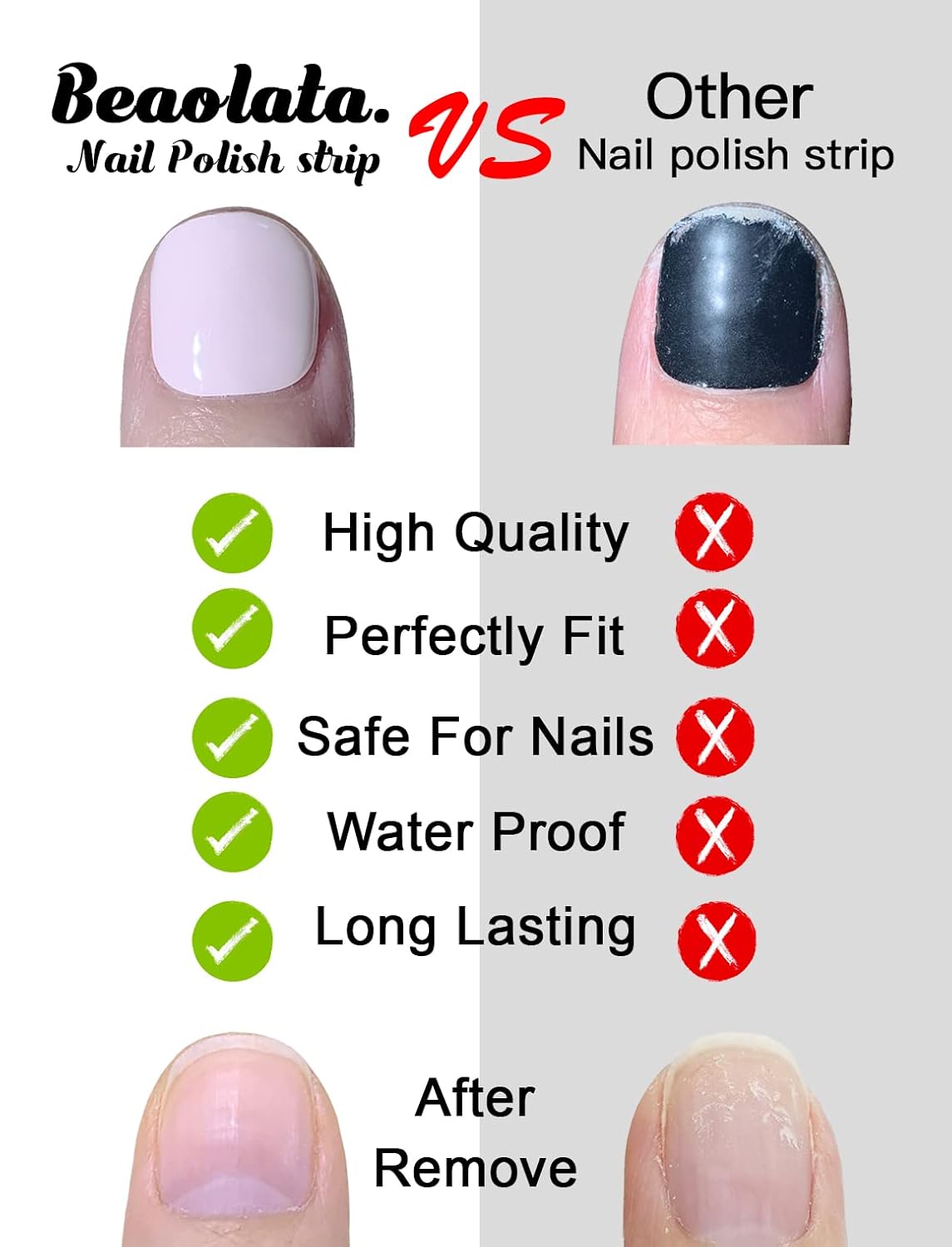 Nail Polish Strips, 32PCS Salon Quality Wraps, Long Lasting Gel Nail Stickers for Women Easy Apply& Remove (Silver Birch Luster)