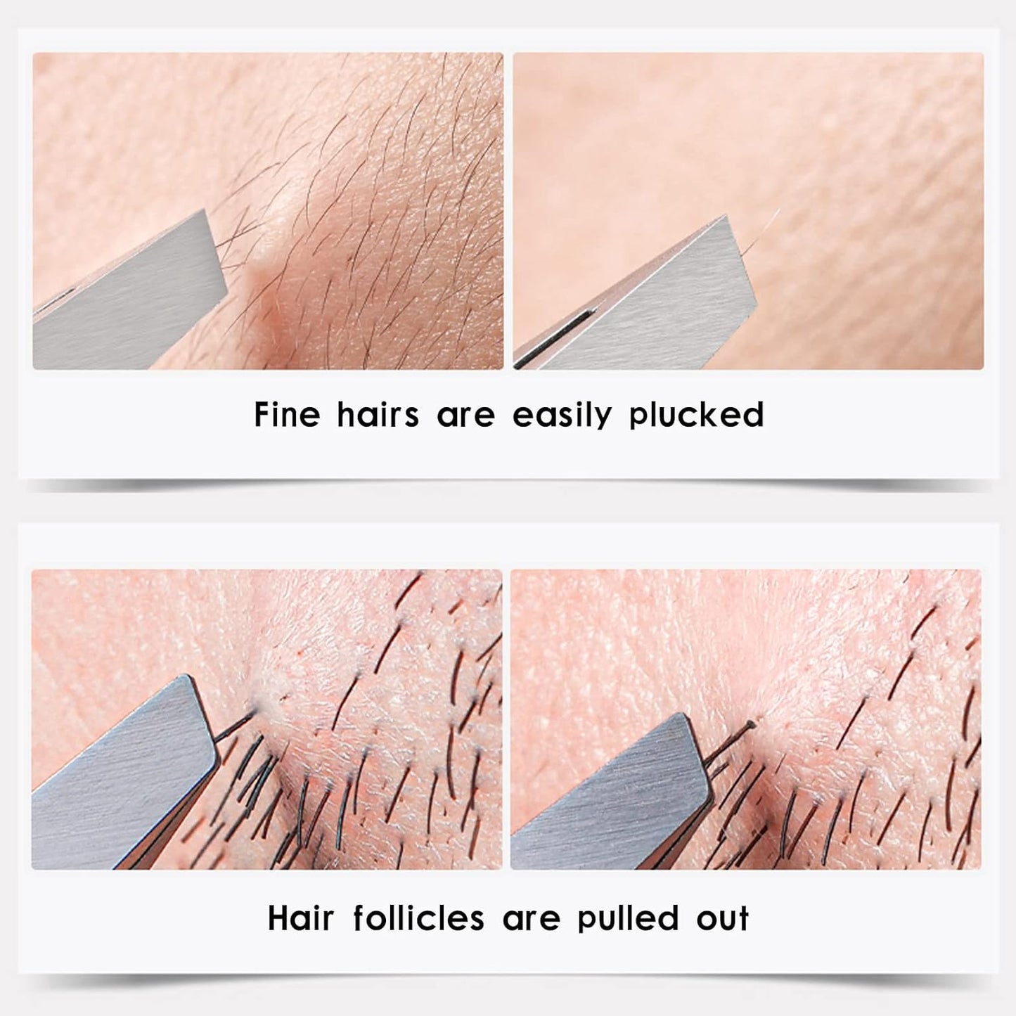 Eyebrow Tweezers for Women ZERNBER Best Precision Tweezers for Men Chin Hair Professional Tweezer for Facial Hair Remover