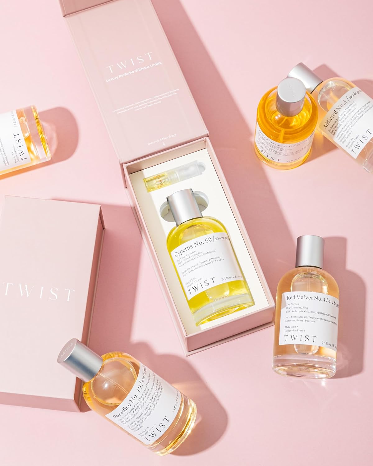 Twist F- Me I'm Famous No. 66 - Eau De Parfum Inspired by T. Ford F- Fabulous, Long-Lasting Perfume For Women & Men, Paraben Free, Vegan, Clean Ingredients, Unisex - 100 ml | 3.4 fl. oz.