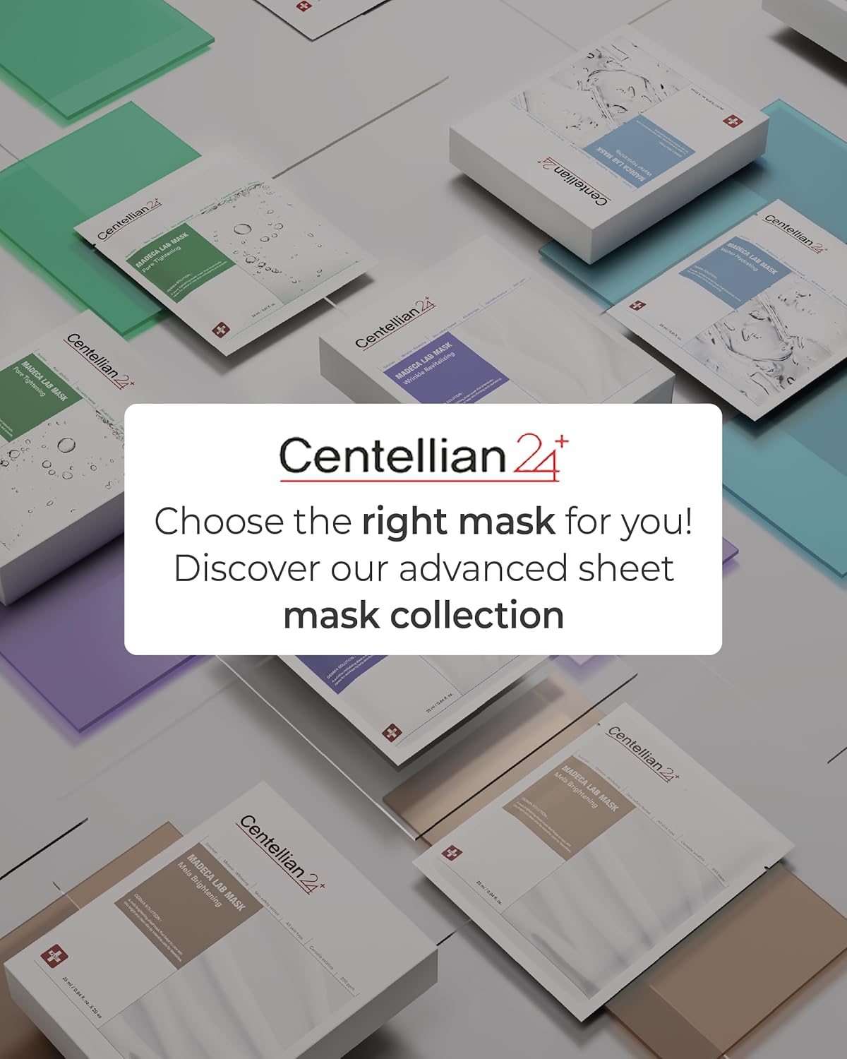 CENTELLIAN 24 Madeca Mask (Extra Calming, 6pc) - Face Mask Sheet Ultra Calming, Soothing for Sensitive Acne-prone with Centella Asiatica TECA, Niacinamide. Korean Skin Care for Men Women by Dongkook