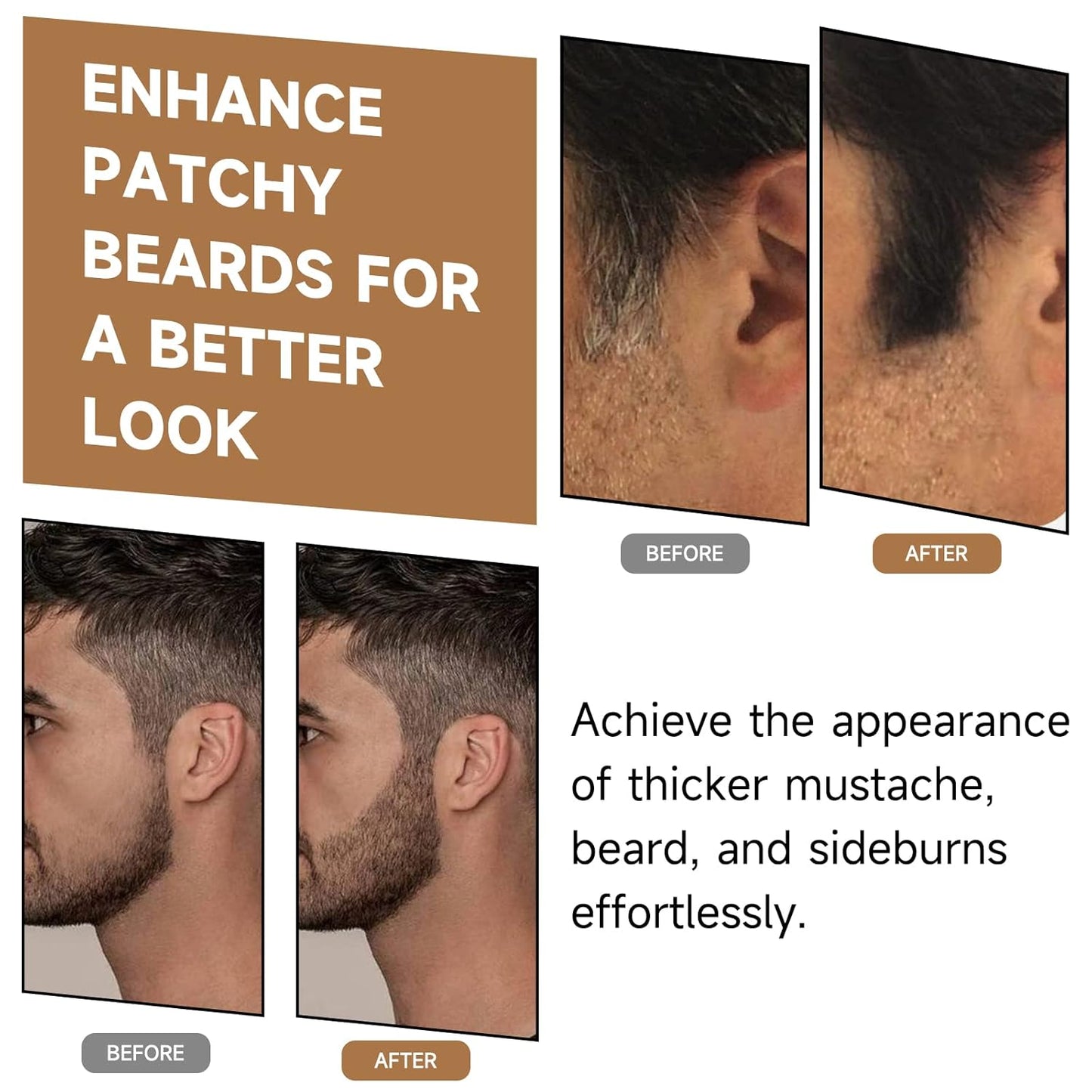 2 Pack Root Touch Up Shadow Powder, Gray Hair Cover Up, Women Color Root Coverage Powder for Thinning Grey Hairline, Men Instantly Concealer Hair Loss Beard Line Eyebrow, White