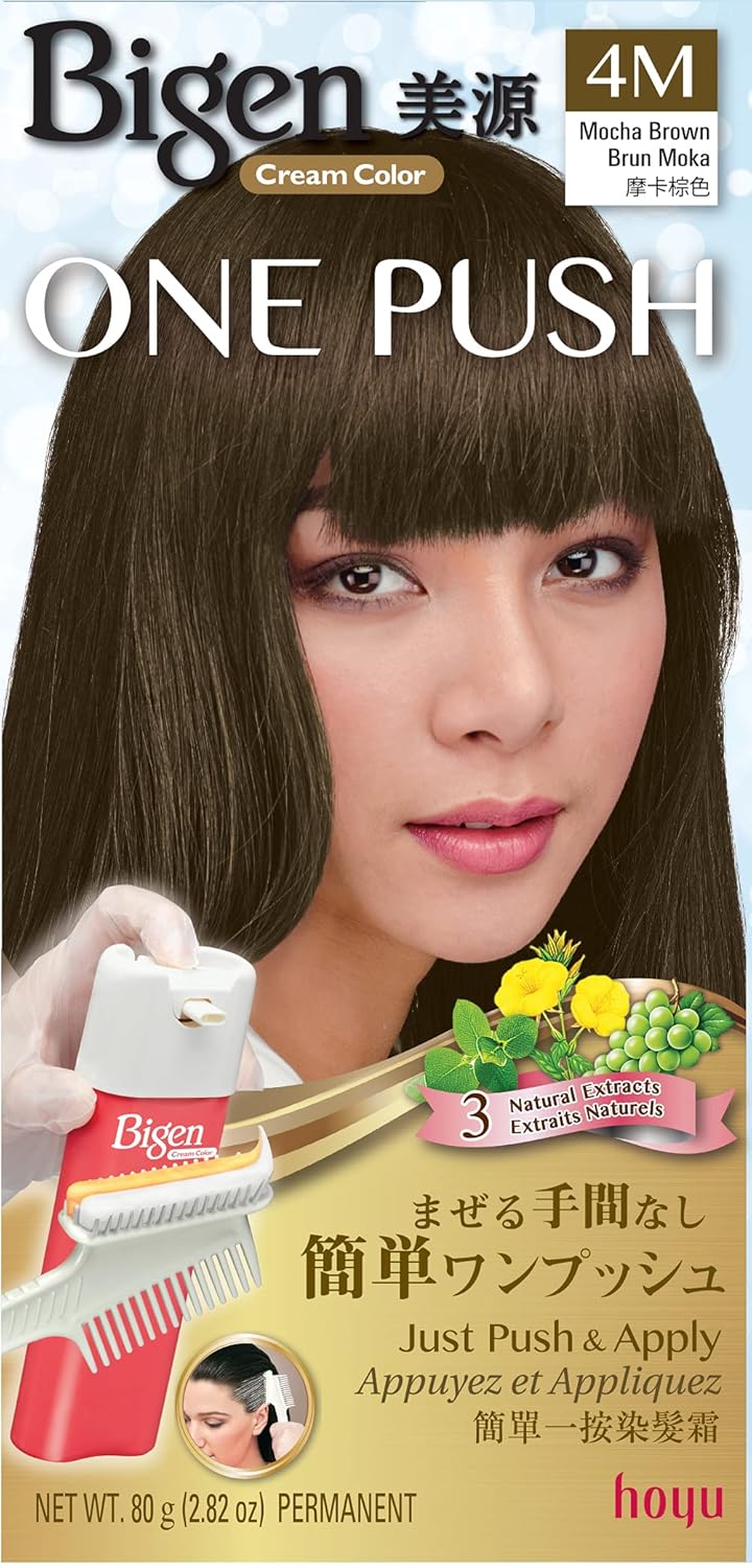 Bigen One Push 4M Mocha Brown - 2 Pack