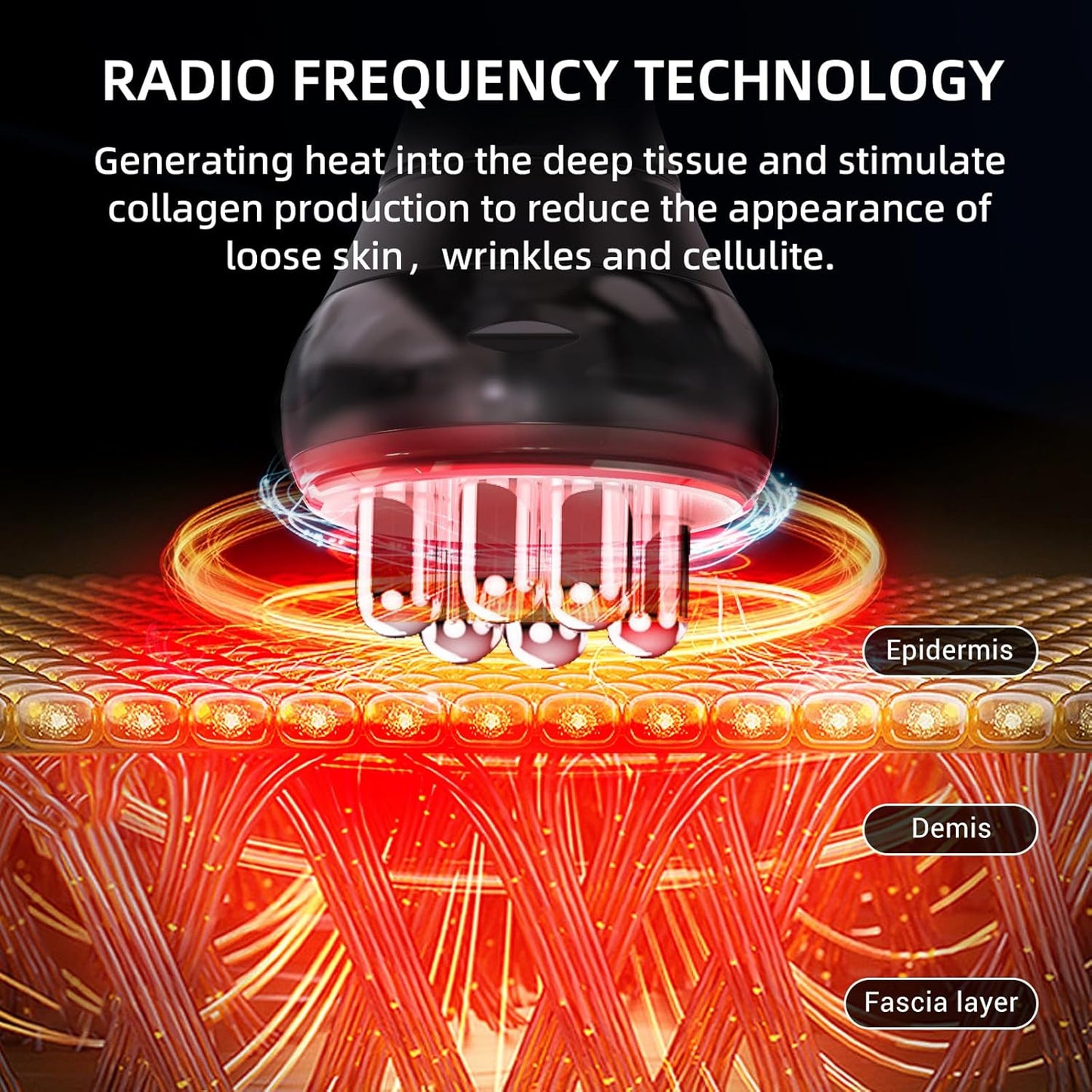 Improvement in The Appearance of Cellulite Device Cellulite Massager Radio Frequency, Home Use
