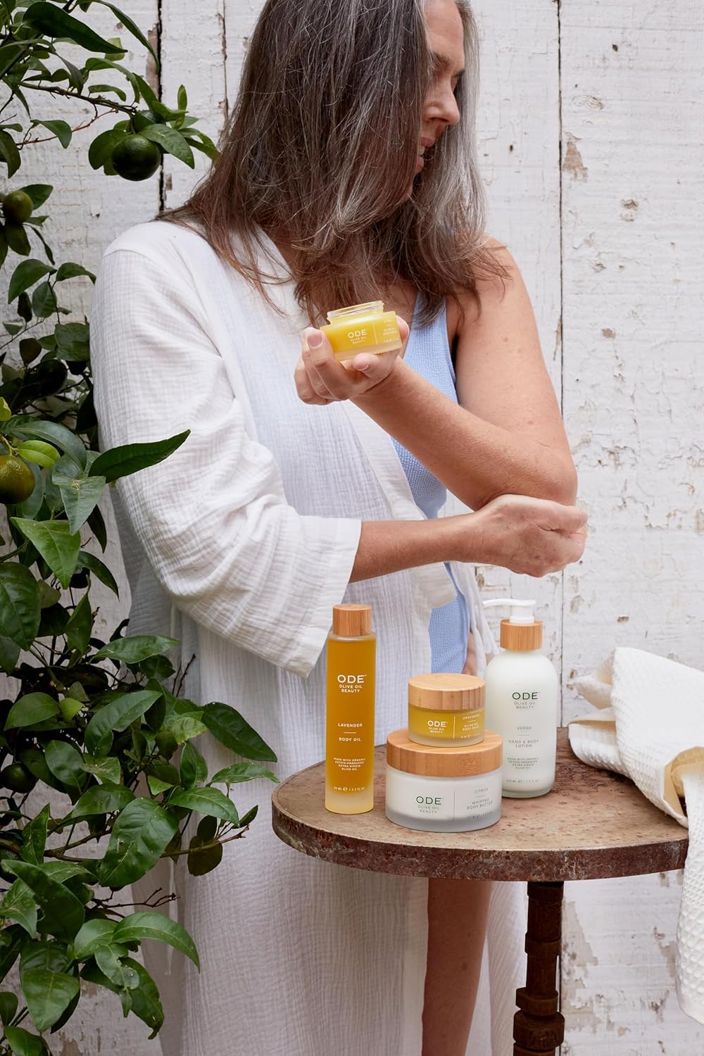 McEvoy Ranch Whipped Body Butter | ODE Olive Oil Beauty | 5.8 FL OZ | Crafted with Organic EVOO, Hyaluronic Acid, Organic Shea & Cocoa Butters | Nourishing, Brightening, Firming (Verde)