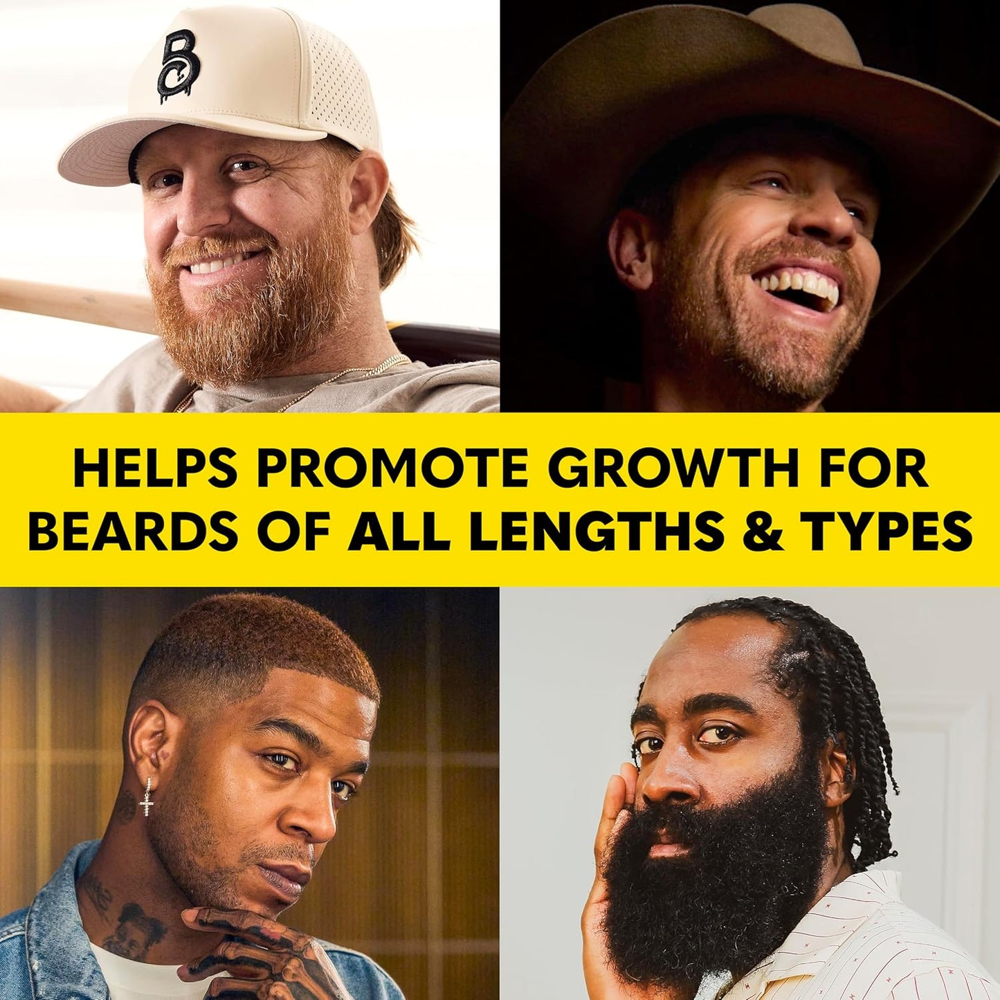 The Beard Club Signature Beard Growth Kit - Derma Roller, Beard Growth Oil, Beard Growth Vitamins, Vitamin Spray & Beard Brush - Gift Set