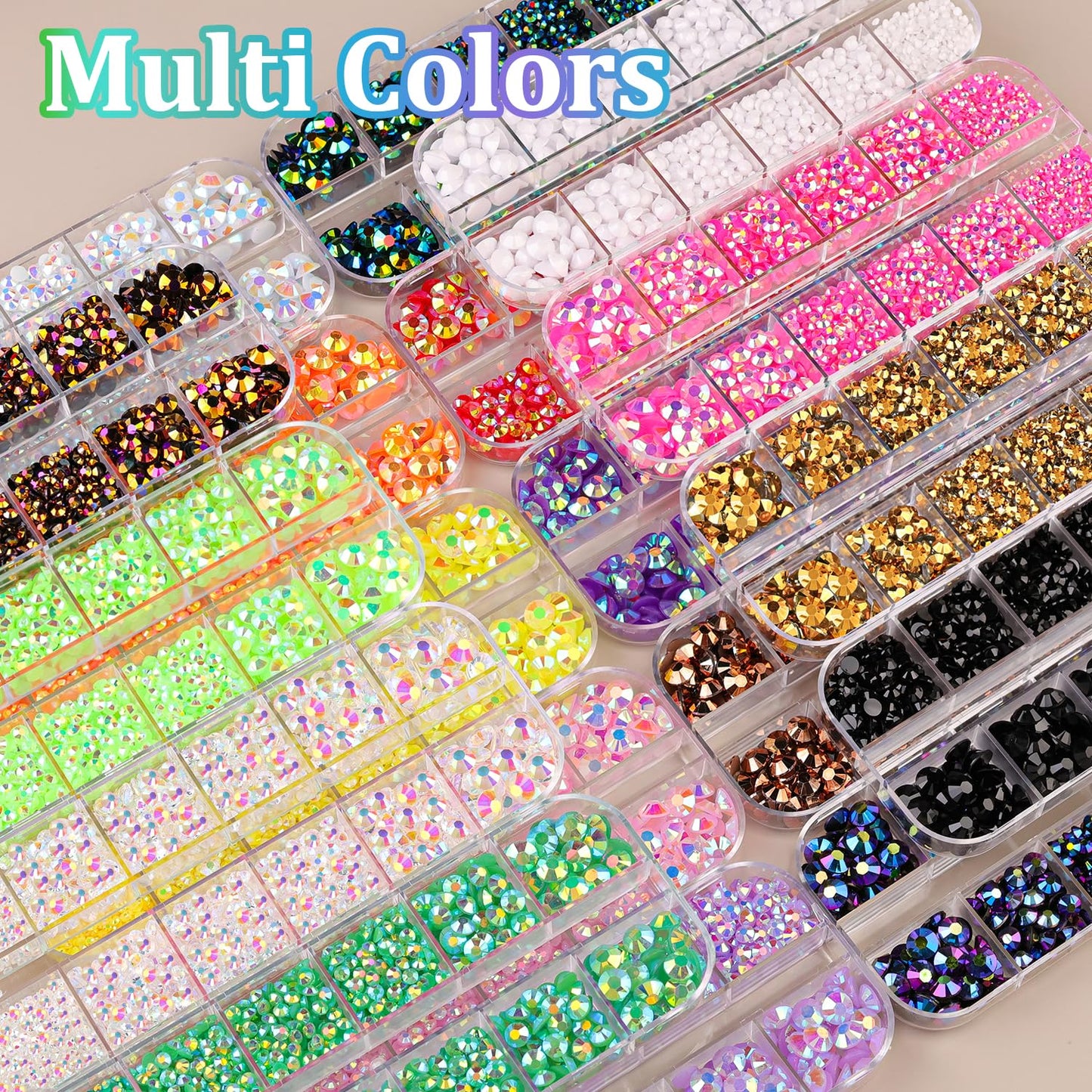 Resin Jelly Rhinestones for Crafting with B7000 Jewelry Glue, 2 Boxes White Flatback Crystals with 3Pcs 10ml Glue, Bedazzling Non Hotfix Gems for DIY Tumblers Clothing Shoes Manicure