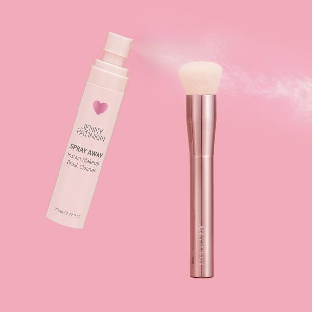New Makeup Brush Cleaner Cleanser Spray, Quick-Drying cleaning solution for Makeup Brushes, Makeup Sponge, Powder Puff, Professional & Travel-Sized makeup sanitizing spray, 70 ml
