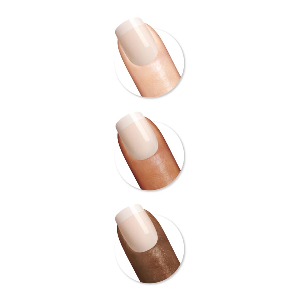 Sally Hansen Instant Cuticle Remover & Salon Effects Perfect Press-On Nails, A La Mode, 30 Designs, Nail Glue & Tabs