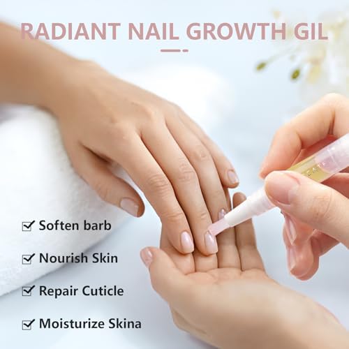 Cuticle Oil Pen for Nail Care – Nourishing Cuticle Revitalizer with Natural Oils, Hydrating & Quick-Absorbing, Mess-Free Applicator, Perfect for At-Home & Salon Use