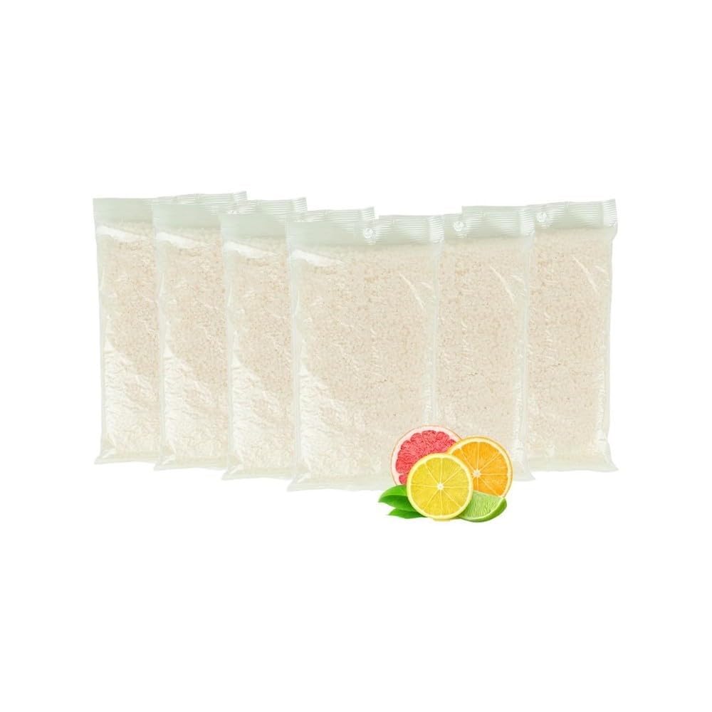 Performa Paraffin Wax Refill, 1 Pound Citrus Scented Beads, Case of 6, Paraffin Bath Wax, Medical Grade Paraffin Wax for Paraffin Bath, Wax Refill for Wax Bath, Good for Hands & Feet