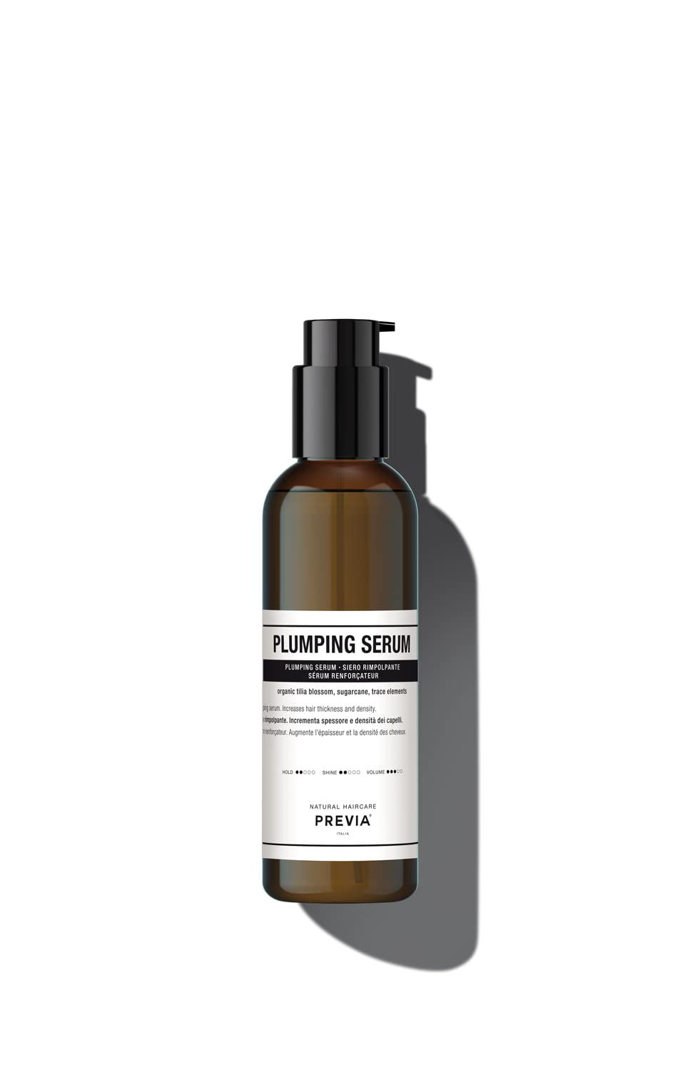 PREVIA Hair Plumping Serum for Thinning Hair Increase Thickness & Density Advanced Treatment for Hair Regrowth and Loss Moisturizing Nourishing Formula Sulfate Free Paraben Free 6.7 oz