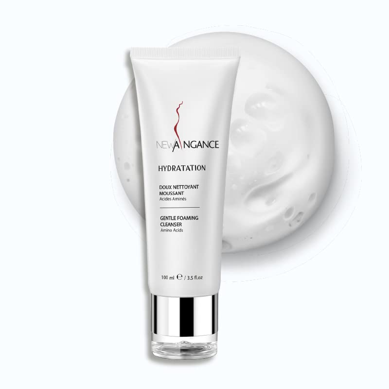 Gentle Foaming Cleanser Daily Face Wash for Unisex Amino Acids Sensitivity-free Perfectly Clean Suitable for All Skin Types, 3.5 Fl Oz