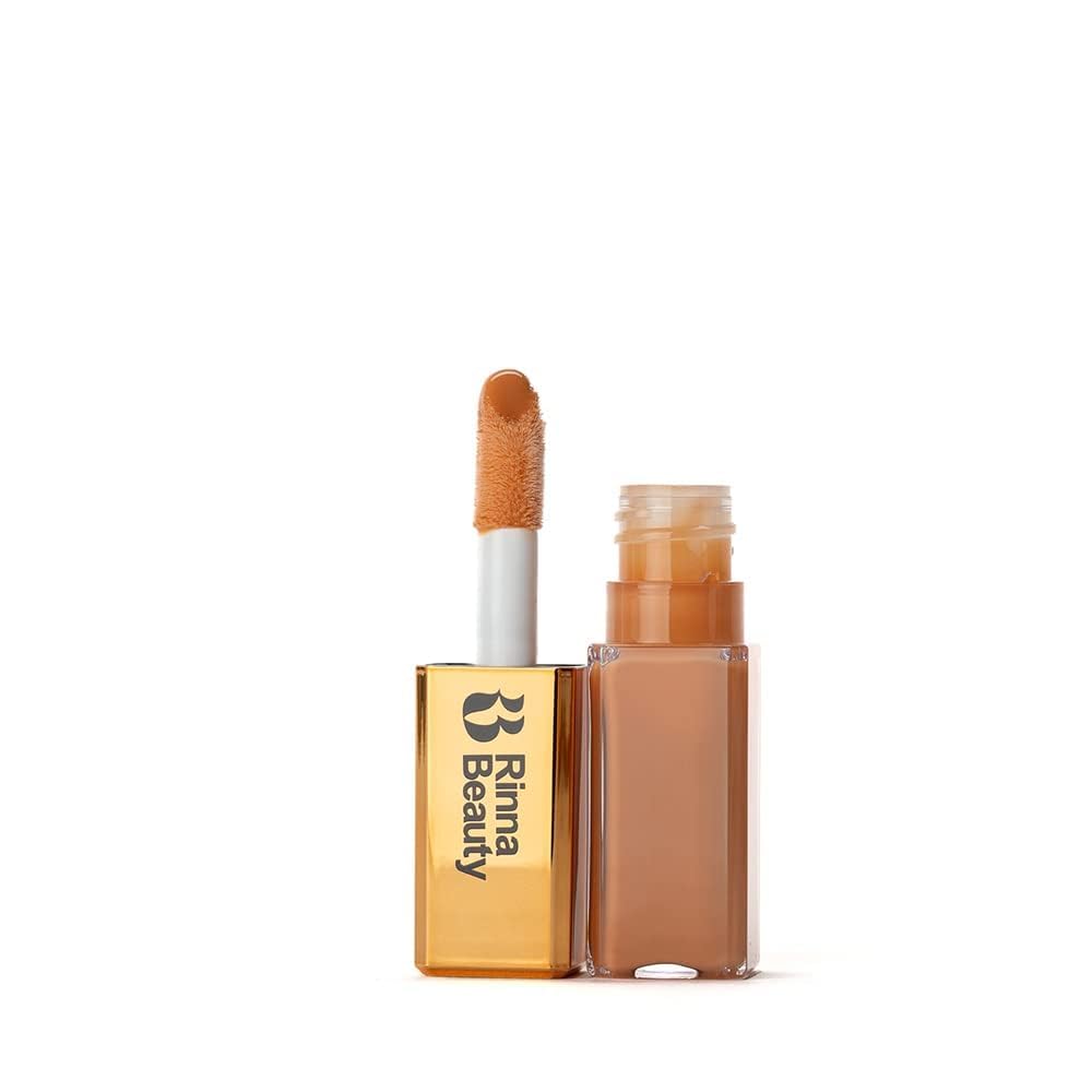 Rinna Beauty Larger Than Life Lip Plumping Oil - Illusion - Moisturizes & Hydrates Lips - Natural Plumping Over Time - Vegan, Cruelty-Free, & Paraben-Free 0.3 Fl Oz