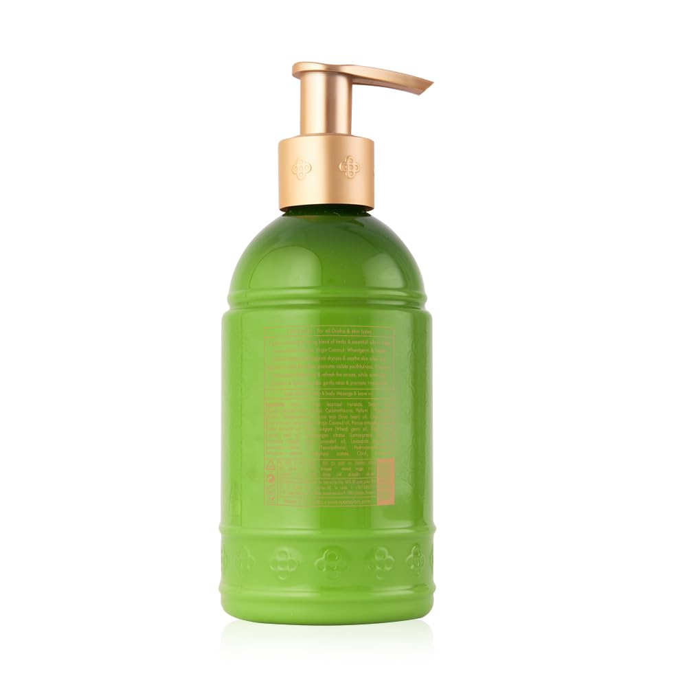 SPA CEYLON Peace Hand and Body Lotion | Calming Herbal Moisturizer with Coconut, Almond & Lemongrass | Gentle & Soothing for All Skin Types