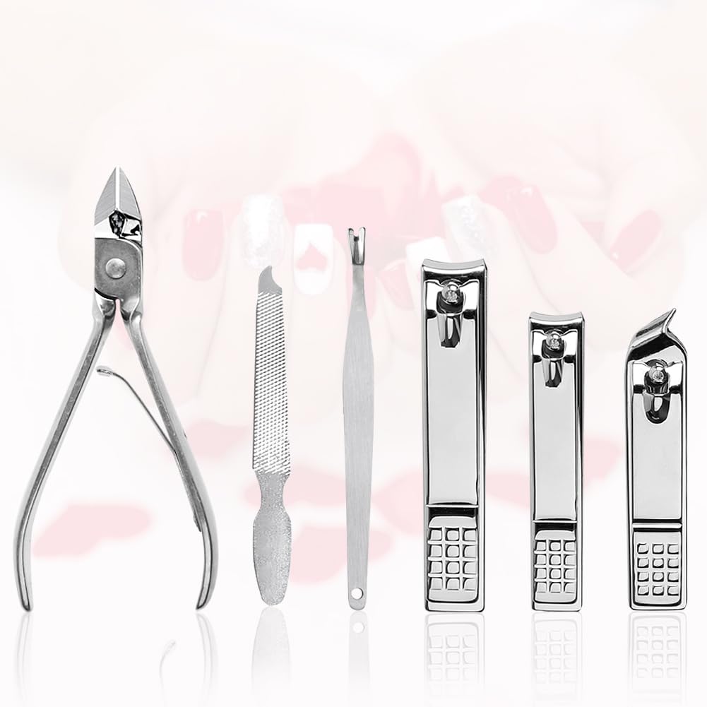 Yougai Manicure Set 18 in 1 Nail Clippers, Stainless Steel Professional Grooming Kits, Nail Care Tools Pedicure kit with Luxurious Travel Case