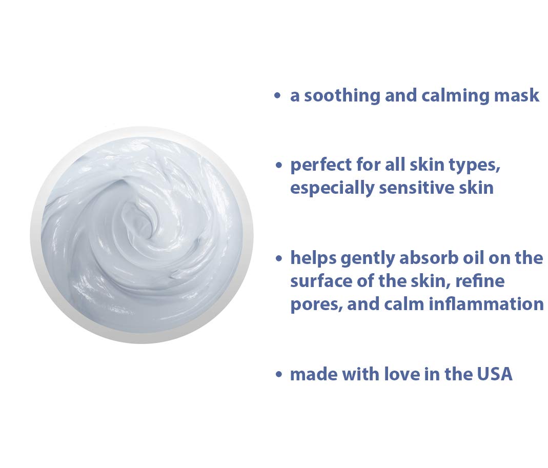 Raya Azulen Soothing Masque (602) | Calming Facial Treatment Mask for Sensitive Skin | Tones and Refines Complexion | Made with Azulene and Aloe Vera