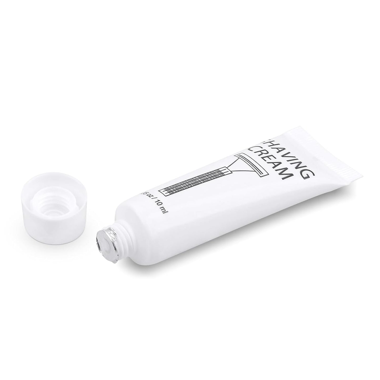 Pack of 200 Disposable Shaving Cream Bulk, Individually Wrapped, 10g/0.35 oz, Travel Size Hotel Toiletries Amenities