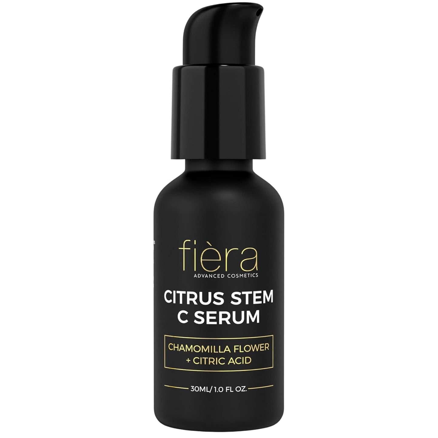 Fièra Vitamin C Serum with Hyaluronic Acid & Citrus Stem Cells - Anti-Aging Brightening, Firming, Hydrating Serum for Mature Skin, Reduces Dark Spots, Fine Lines & Boosts Radiance - 1 FL. OZ. / 30 ML