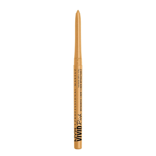 NYX Professional Makeup Mechanical Eye Pencil, Vivid Rich Mechanical, Creamy Retractable Eyeliner - Amber Stunner, Gold Eyeliner