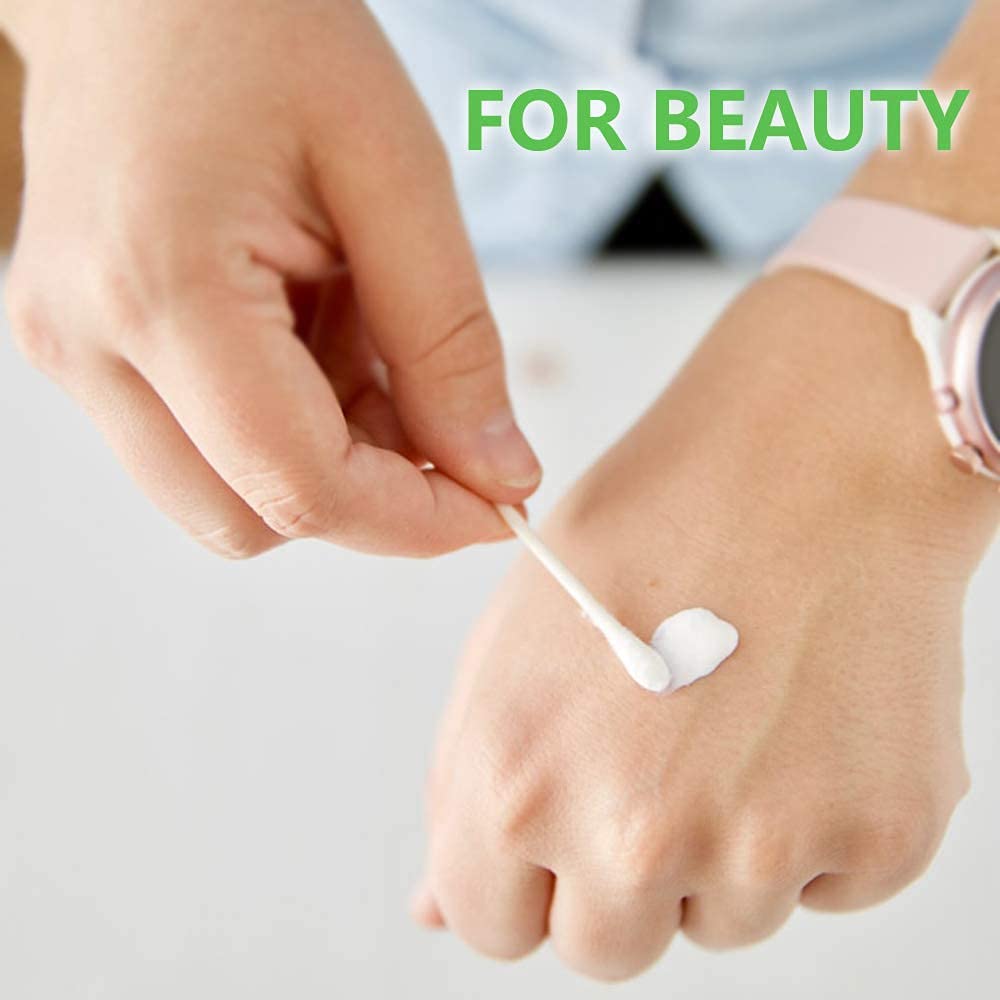 Cotton Swabs with Wooden Sticks/Biodegradable Cotton Buds 2000pcs