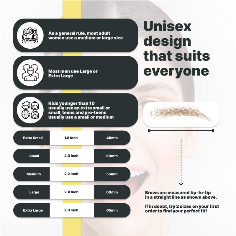 20 Pairs Medium Brown Temporary Eyebrow Tattoos, Waterproof and Smudge-Proof Medium Everyday Style Realistic Eyebrow Stickers for Men & Women, Easy to Apply, Won't Work on Existing Brows