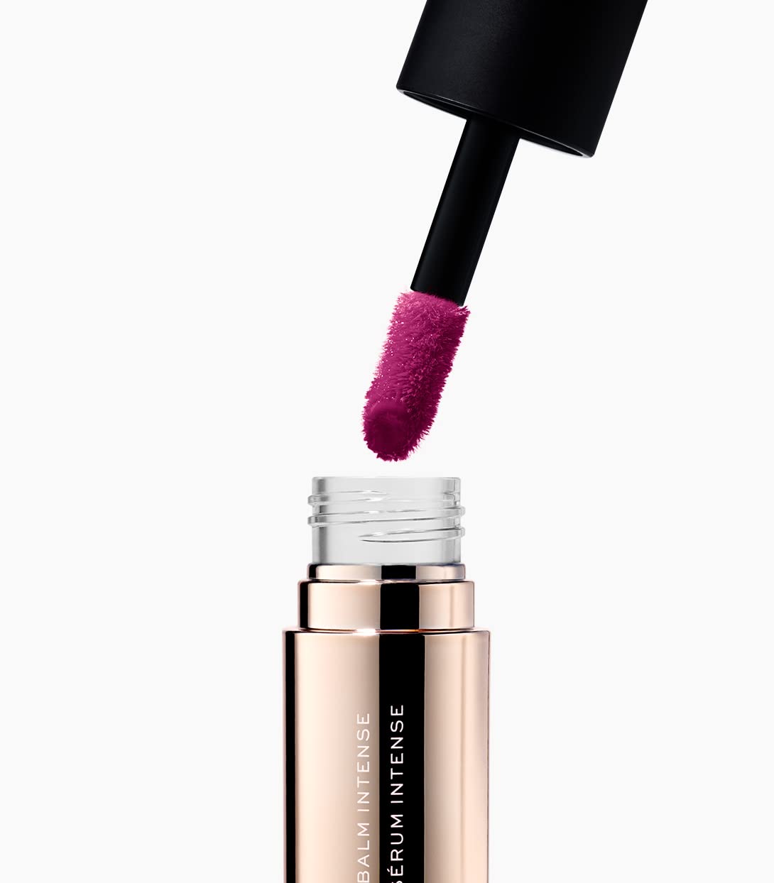 MAKE Beauty Serum Balm Intense, Hydrating Lip Gloss. Pigmented Vegan Moisturizing Lip Oil with Plumping Effect. Lip Emollient Treatment for Soft, Smooth, Shiny Lips - Shade, Lilac Layer+