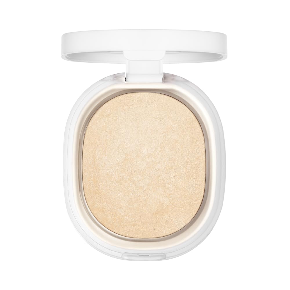 BAKED POWDER 001 NATURAL BEIGE, Terra-Cotta Facial Powder, Crease-free, Smudge Free & Weightless Setting powder (6.2g, 0.014 oz.)