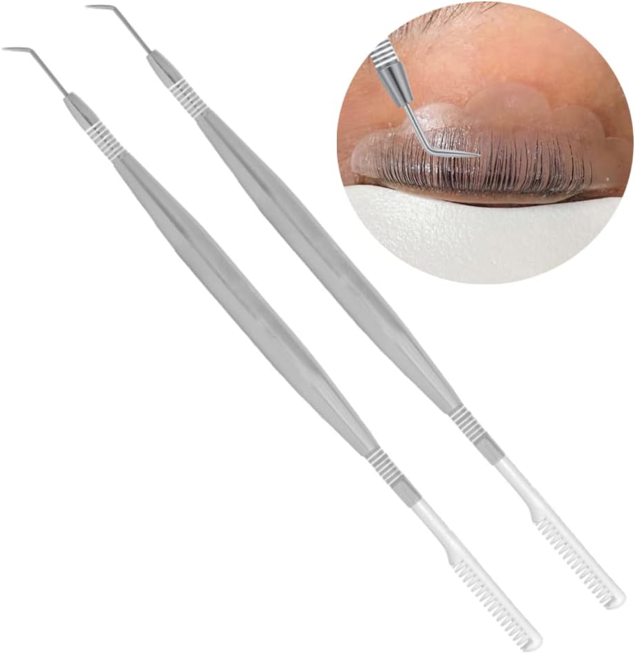 Lash Lift Tool Stainless Steel Lash Pick For Lash Lift Isolator Tool Eye Lash Lift Tools Kit Metal Lash Comb For Eyelash Accessories With Eyelashes Lifting Tools For Paint Eyelashes Lash Separation