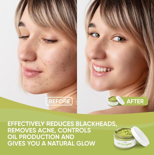 Teami Detox Face Mask for Hydraiting, Moisturizing & Purifying, Blackhead Remover Green Tea Deep Cleanse Mask reduces Acne & oil, Pore Minimizer Clay Mask for All Skin Types, Stick Mask Alternative