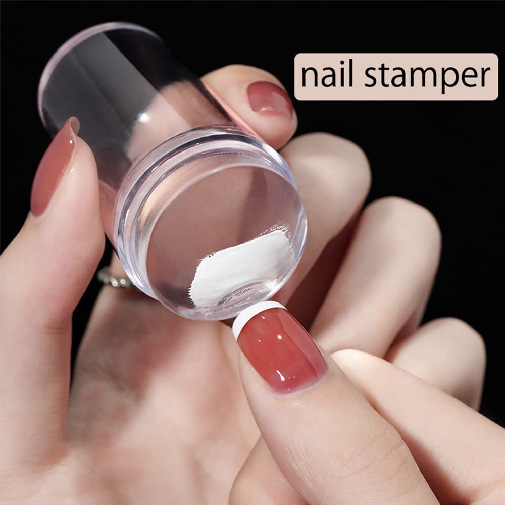 Biutee 5pcs Nail Stamping Plates + 1 Stamper + 1 Scraper Lace Flower Animal Pattern Nail Art Stamp Stamping Template Image Plate Nail Art Stamper Scraper Nails Tool