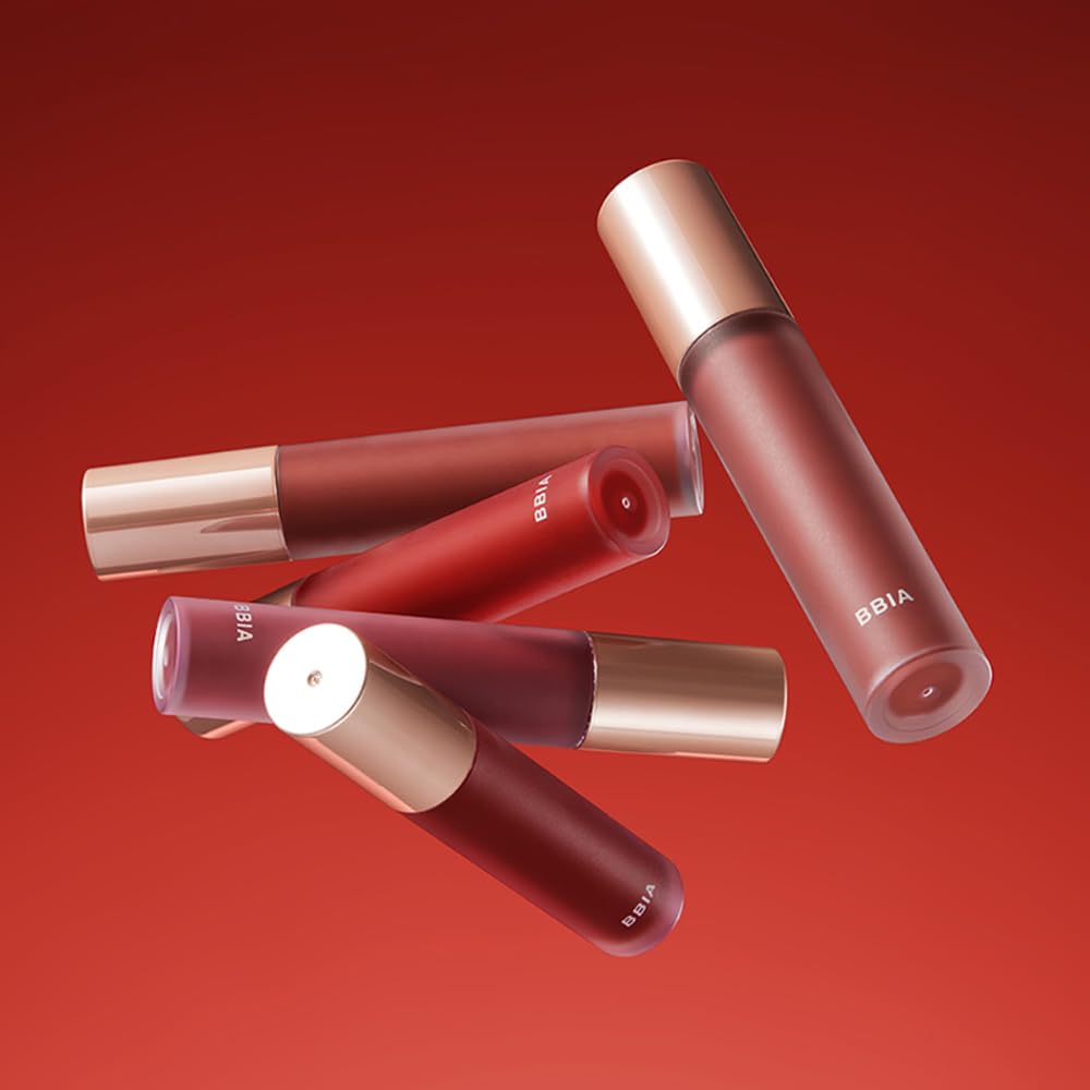 BBIA Last Velvet Tint - Soft & Creamy Matte Finish Lip Stain, Blur Effect with Velvety Texture, Long-Lasting, High Pigment, Lightweight, Non-Drying, Vegan, Korean Lip Makeup (V04 EXTRA MOOD)