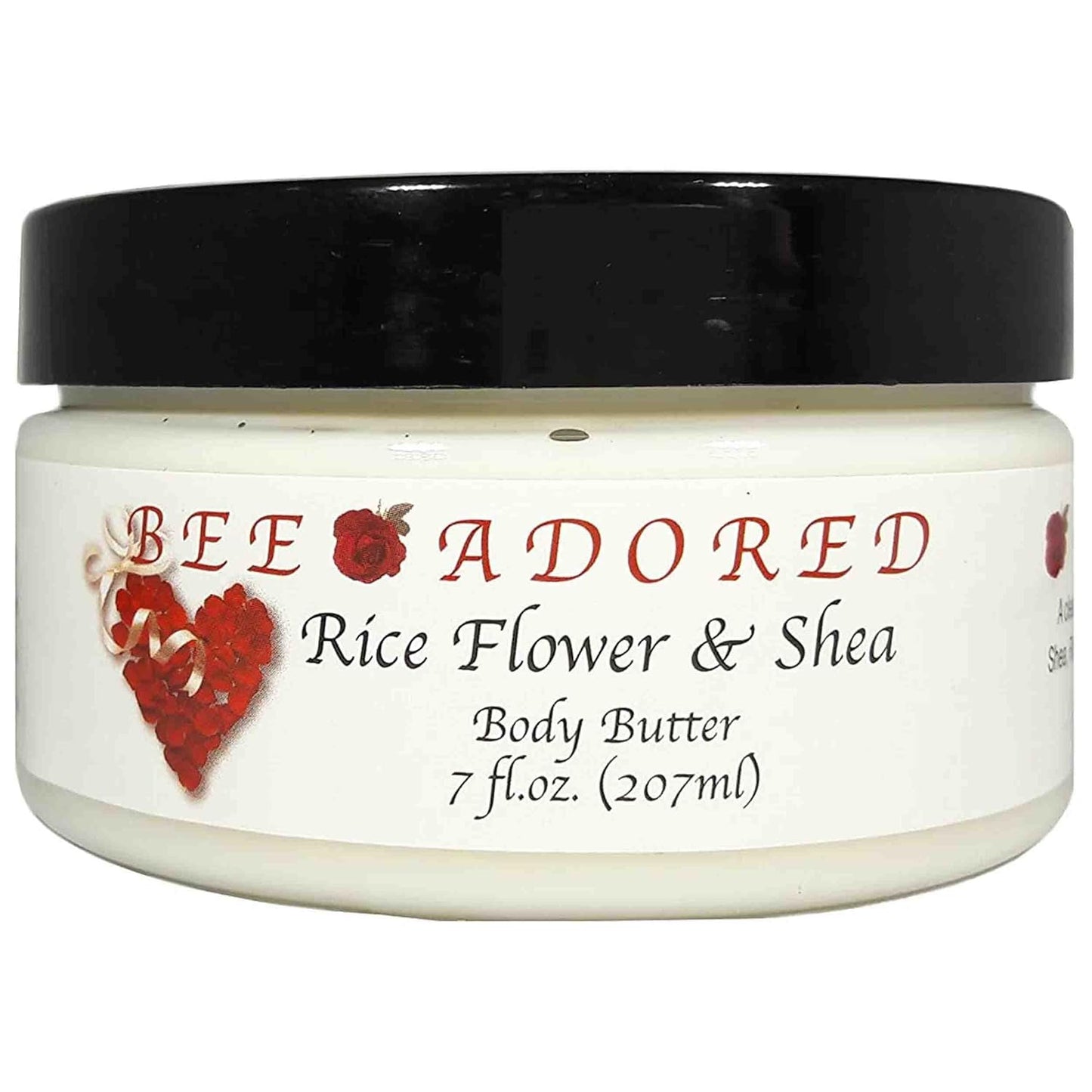 Body Butter, Rice Flower & Shea, 8 Fluid Ounce