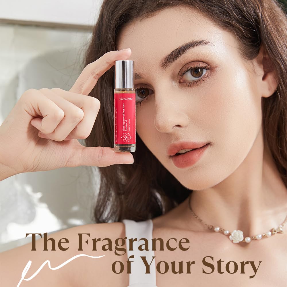 Pheromones Perfumes for Women, Long Lasting Fruity Scent, Roll On Perfume Oil for Women enhanced scents Designed to Attract Men (Fruity)
