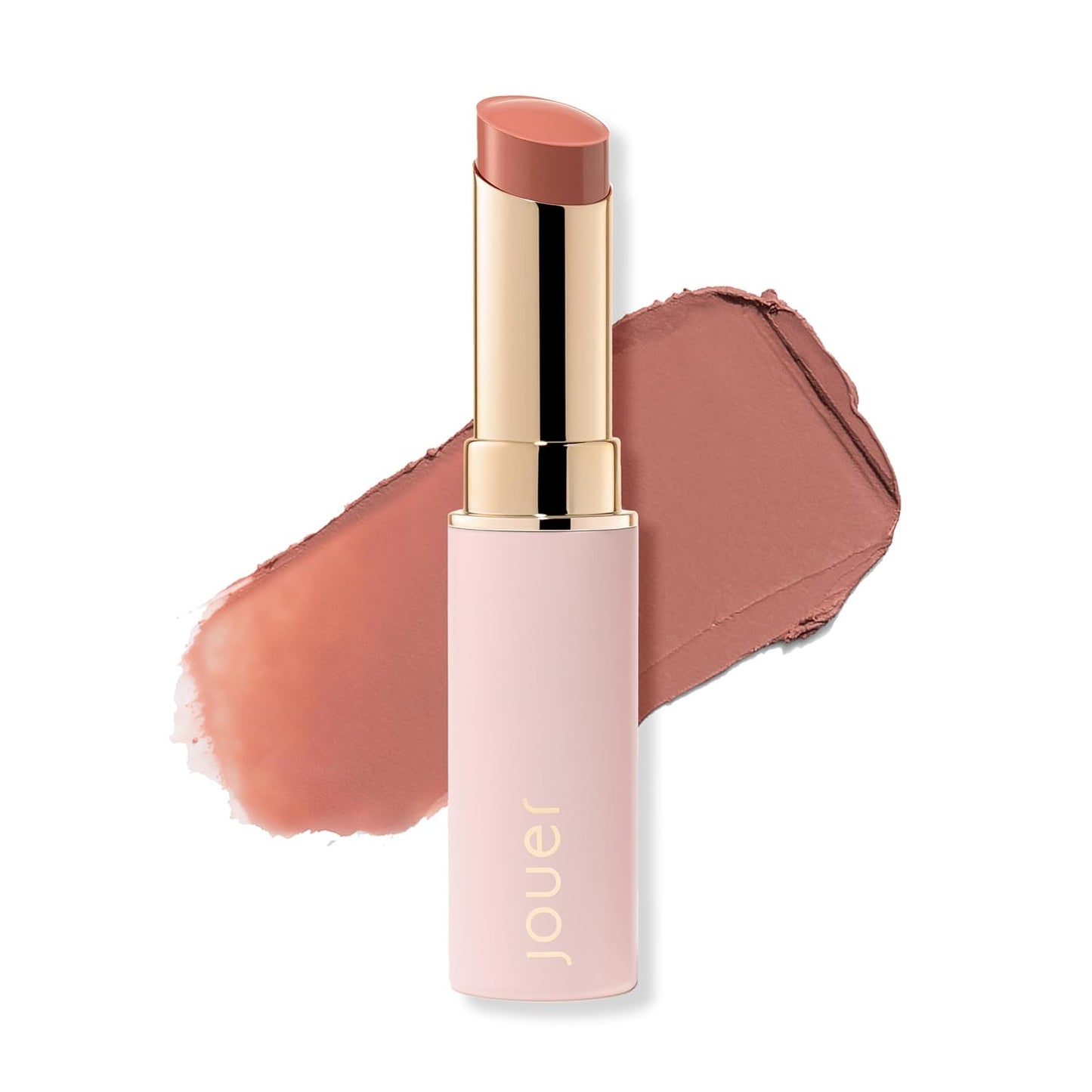 Jouer Balm Bouche Demi-Matte Lip-Sororité - Tinted Lip Balm - Hydrating Lip Tint Long Lasting - Matte Lip Color - Jojoba Seed Oil and Shea Butter Formula