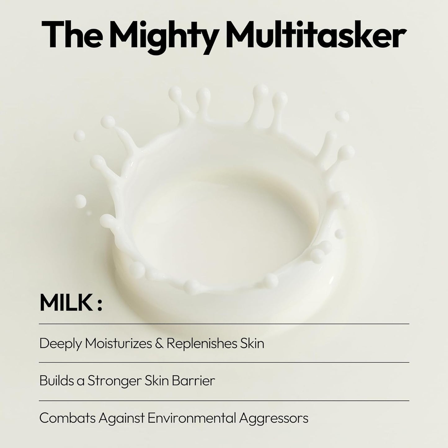 LAPCOS Milk Sheet Mask, Moisturizing Daily Face Mask to Replenish and Restore Dry Skin, Korean Beauty Favorite, 5-Pack