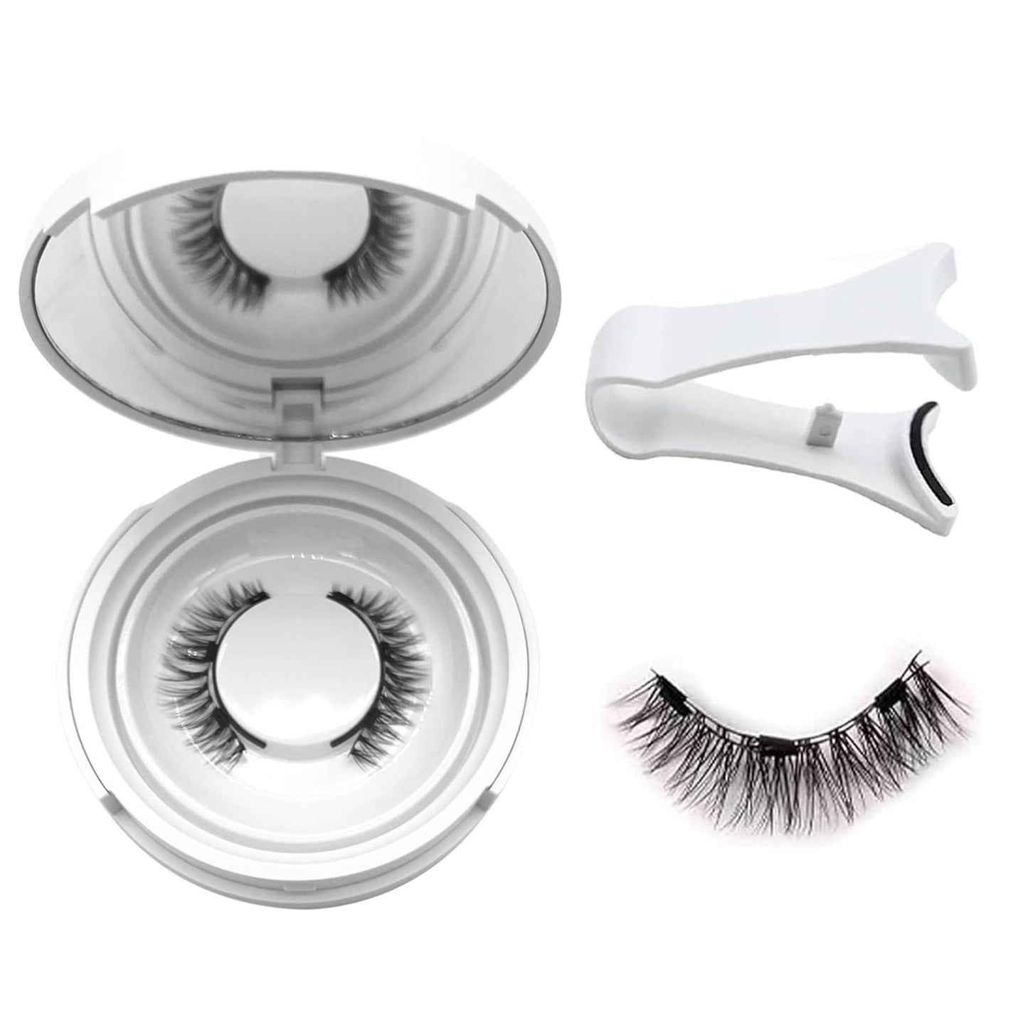 Ealra Craft Magnetic Eyelashes with Applicator,Lumentes Magnetic Eyelashes,3D Soft Flex,Reusable No Glue Needed Soft Lashes for Wmen with All-Day Wear(Fuller#05)