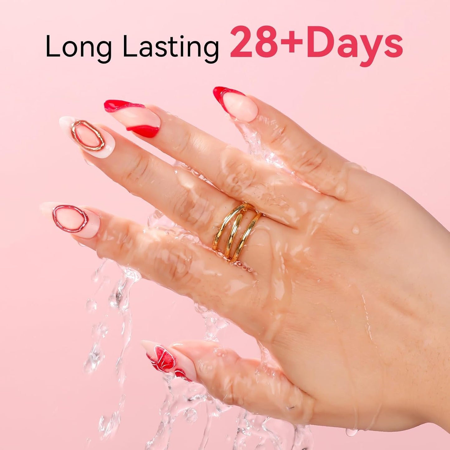 Makartt 3D Gel Nail Art: 3D Sculpting Gel for Nail Art Design 15ml 3 in 1 No Wipe Gel Polish for Drawing Carving Nails Gel, Molding Embossed Gels for Nail Decoration DIY Manicure - Glistening Cheer