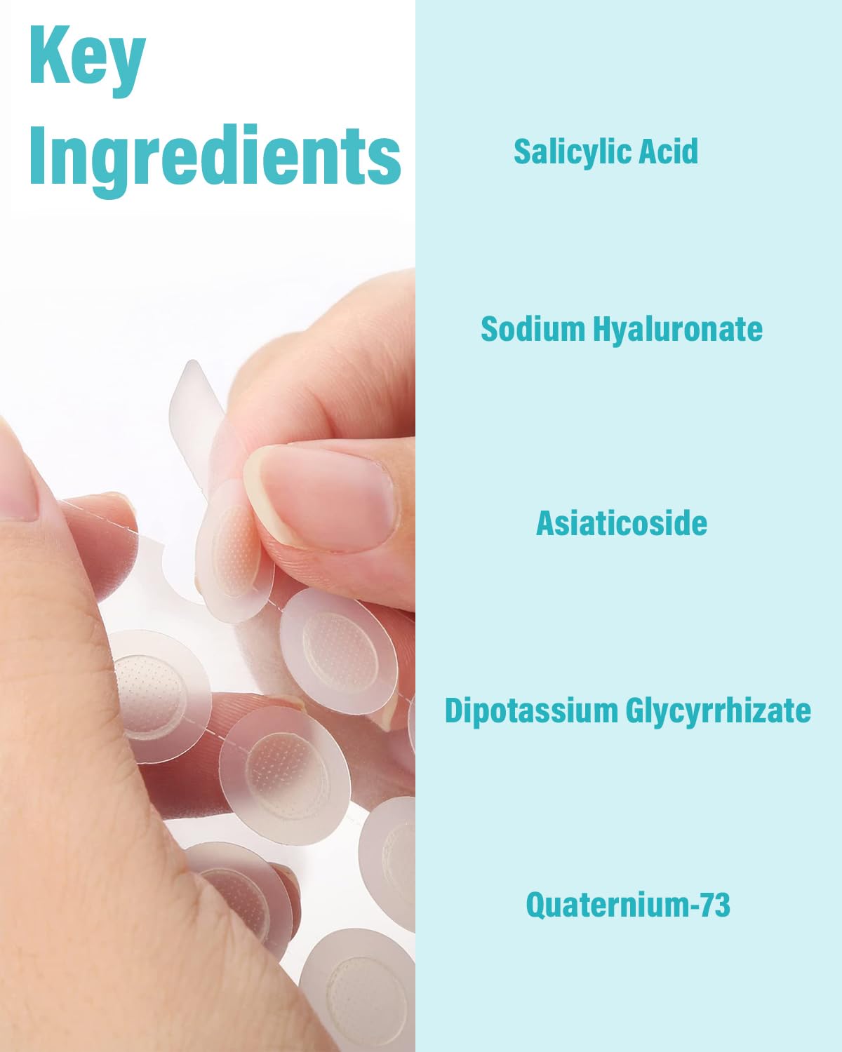 Microdart Acne Patch (27 Patches) - Hyaluronate Acid & Salicylic Acid Hydrocolloid Pimple Patch for Deep, Early and Hidden Blemishes (27 Count (Pack of 1))