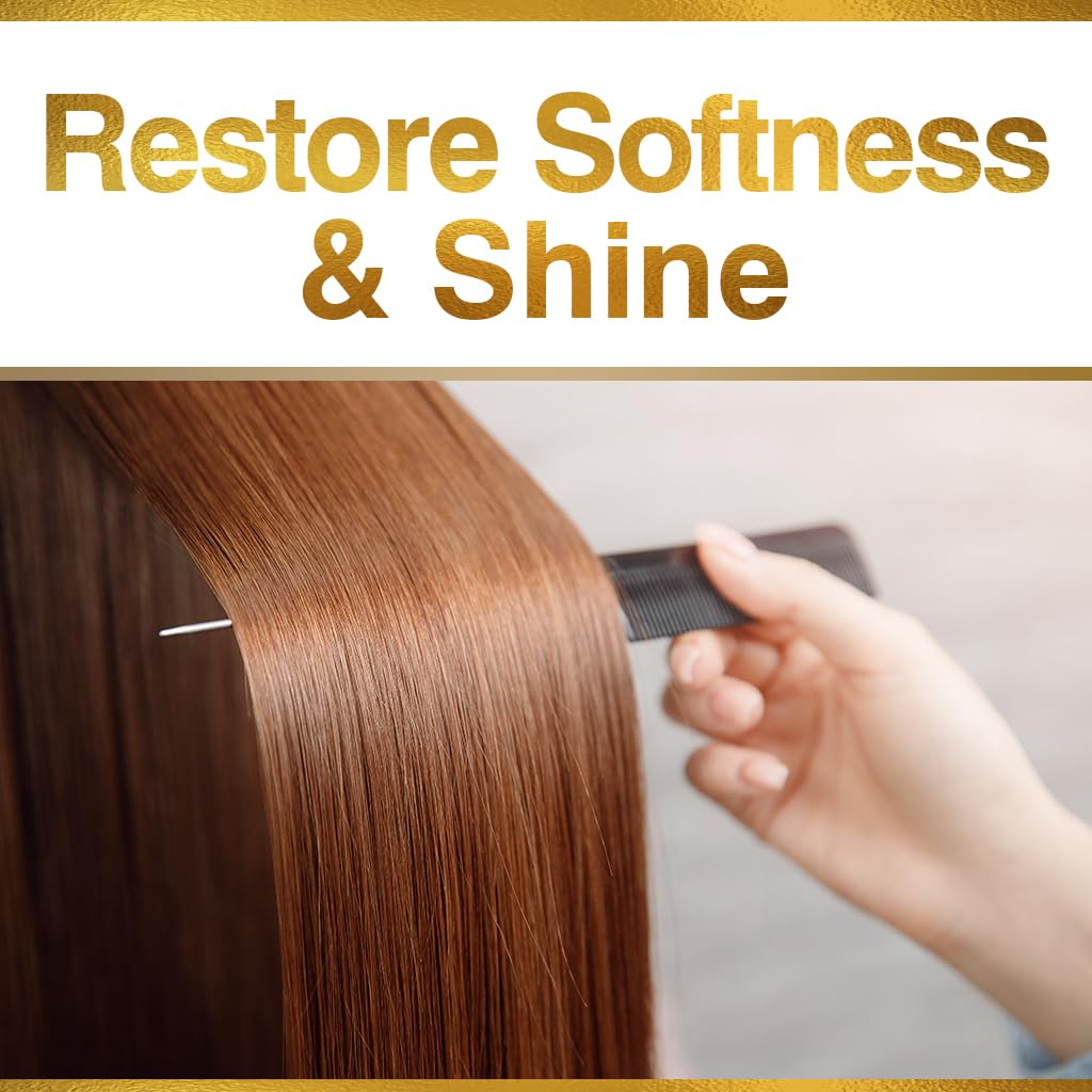 CHI Keratin Silk Infusion, Hydrating Hair Serum For Restoring Softness & Shine, Helps Dry, Damaged Hair, Sulfate-free, 6 Oz
