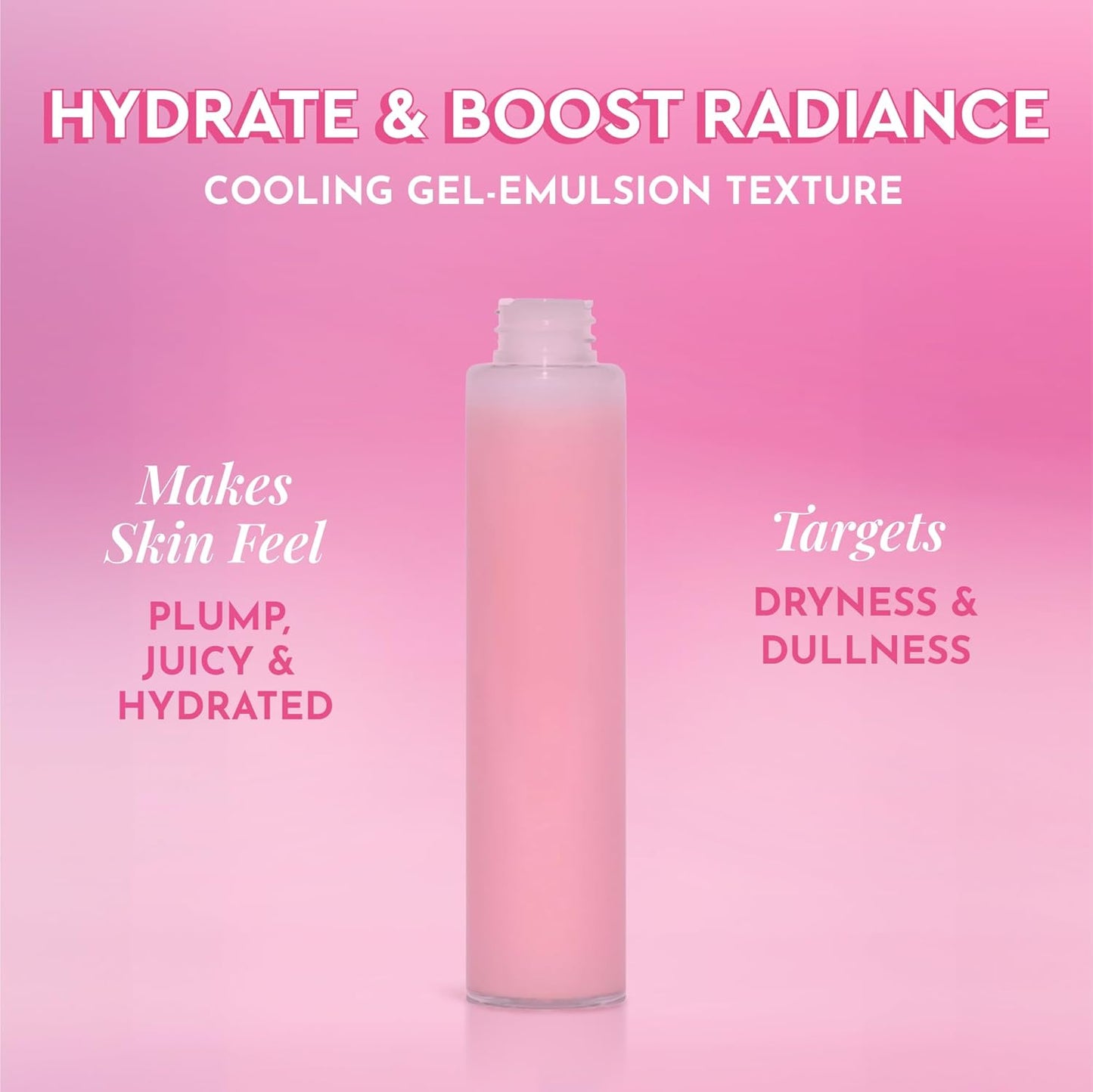 Glow Recipe Refill Pink Juice Water Gel Face Moisturizer for Women, Men & Teens - Hydrating Hyaluronic Acid, Radiance Boosting, Non-Comedogenic, Oil-Free, Lasting Korean Skin Care for Oily Skin, 60ml