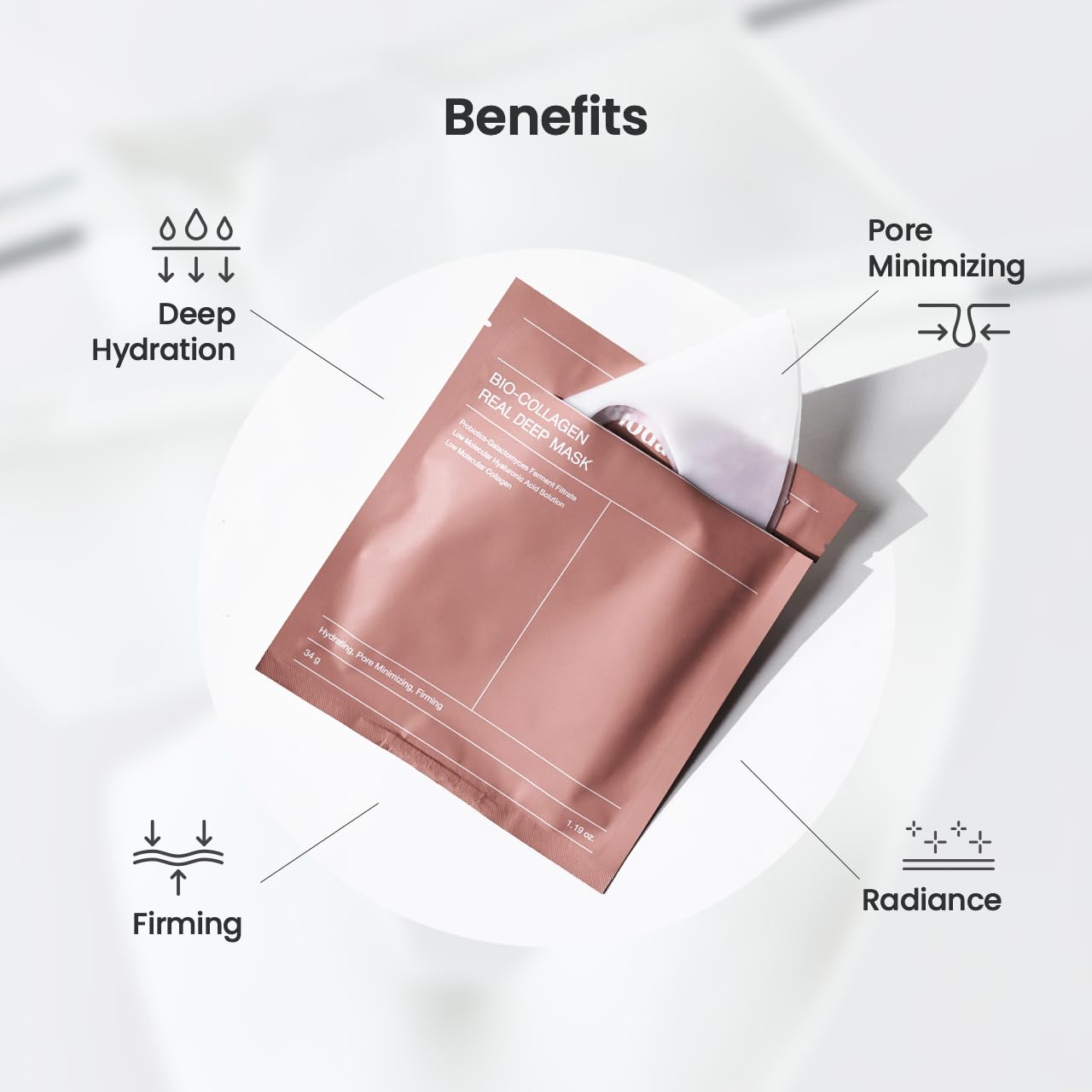 BIODANCE Best Mask Duo: Bio-Collagen & Hydro Cera-nol Real Deep Mask, Firming, Hydrating, Gel Face Mask Bundle for Glass Skin, Korean Skincare Set