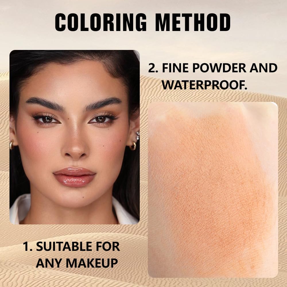 Kaely Pressed Single Eyeshadow Makeup, Light Nude Brown Matte Highly Pigmented Monochrome Eye Shadow Palette, Waterproof Neutral Powder Mini Eyeshadow, sombras para ojos, Lightweight Blendable, 13