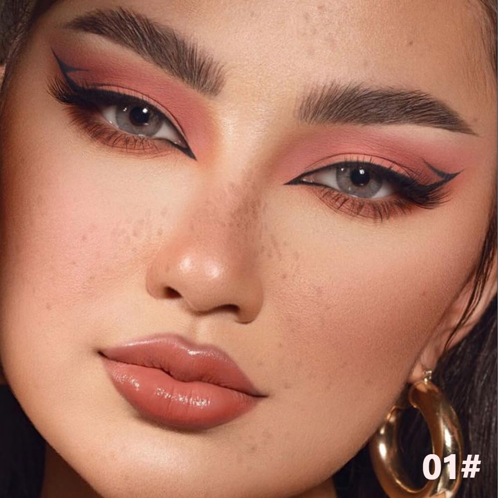 Nude Silver Brown Eyeshadow Palette,Natural Neutral Soft Small Cream Light Colors Eyeshadow Palette,Eye Shadow Palette Long Lasting Naturing-Looking Make Up Pallets for Women,Vegan