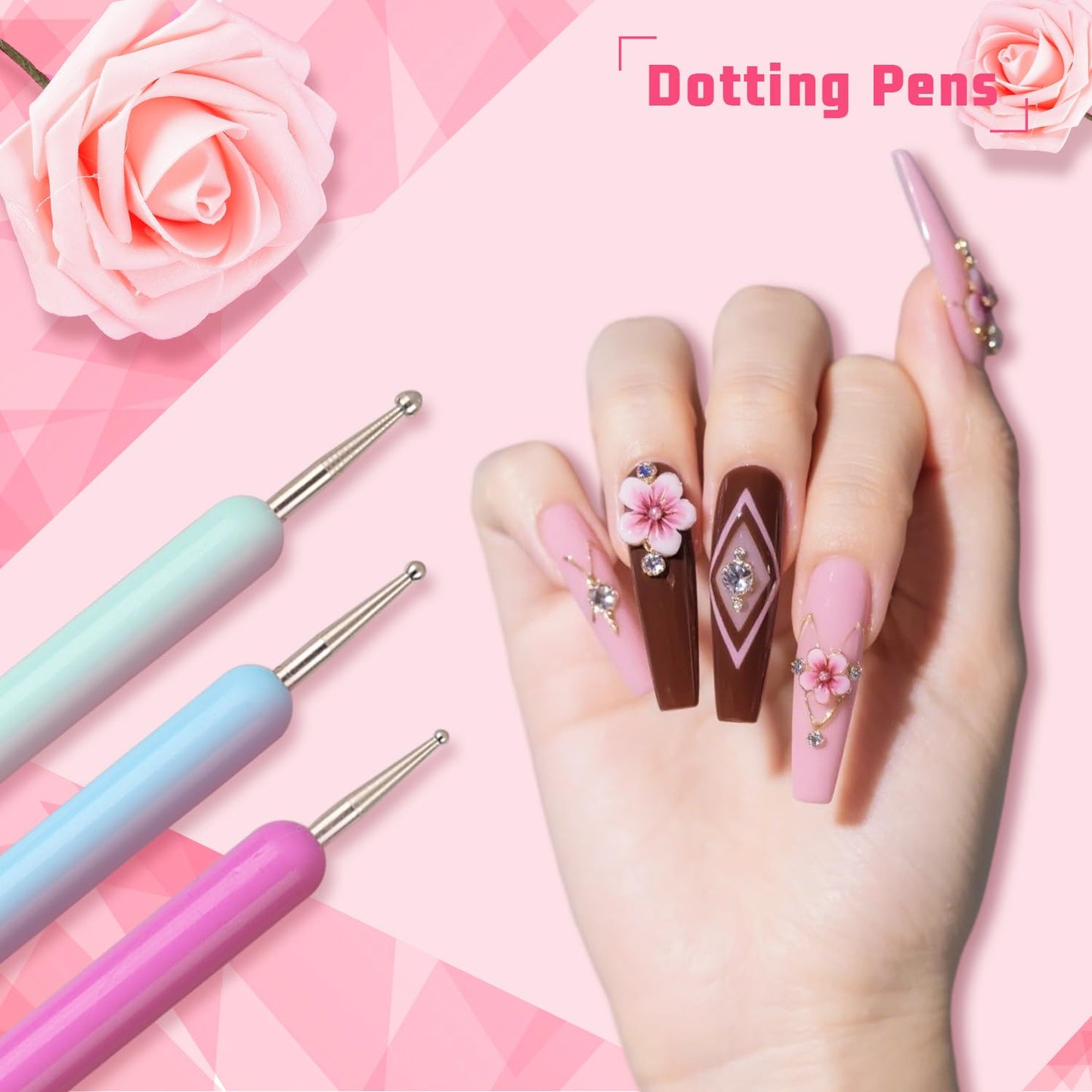 Sponge Pat Paint Nail Gel, Ombre Nails Gradient Gel Nail Blush Blooming Aura Nails Drawing Stripper Floral Painting DIY Nail Art, No Wipe, UV/LED Curing (16 Colors H)