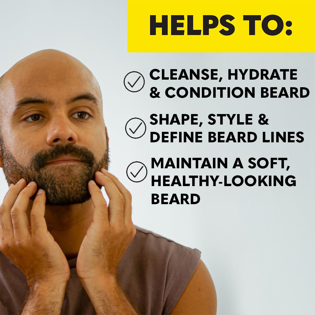 The Beard Club Premium Beard Kit for Men - Grooming & Care Kit - Cedar & Sandalwood Oil, Sandalwood Balm, Shampoo, Brush, Comb, Trimming Scissors, Straight Edge Razor - Dad Gift Set