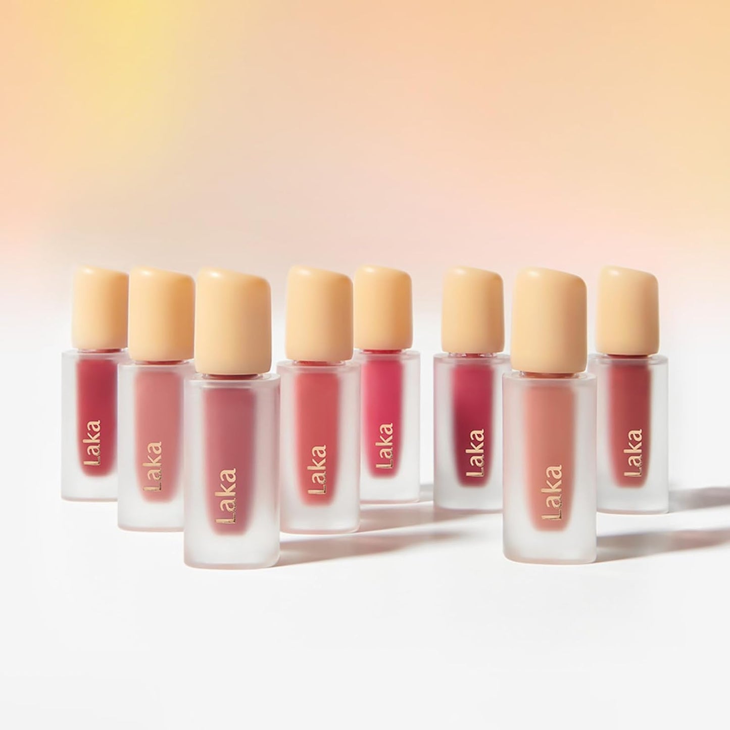 Laka Fruity Glam Tint, 4.5g/0.15 oz., Glowing Lip Stain with Wide Color Spectrum, Hydrating & Lightweight Texture, Long-Lasting Bold Stain, Non-Sticky, Vegan, K-Beauty (#119 Dreaming)